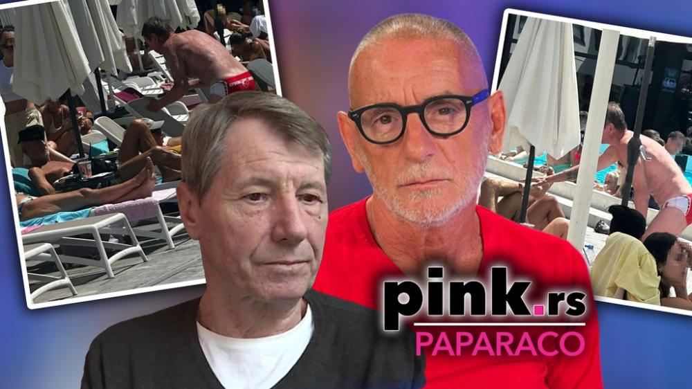 Pink.rs PAPARACO! Lepi Mića na bazenu Mokom Slavnićem: Branio je vezu njegovog sina i Anđele Đuričić, a onda ga je ona uvredila kao NIKO DO SADA (FOTO)