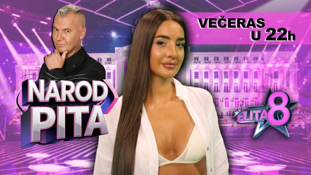 NAROD PITA VEČERAS OD 22H NA TV PINK: Kod voditelja Milana Miloševića u studio stiže drugoplasirana učesnica ELITE 8 - Anđela Đuričić! Ne propustite emisiju o kojoj će se dugo pričati