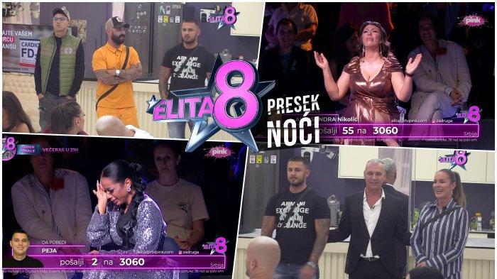 AU, KAKVA NOĆ! Dragana se suočila sa majkom oči u oči, Miljana Kulić oplela po Anđeli i Gastozu, a ovo su SUPERFINALISTI 'Elite8!' (VIDEO)