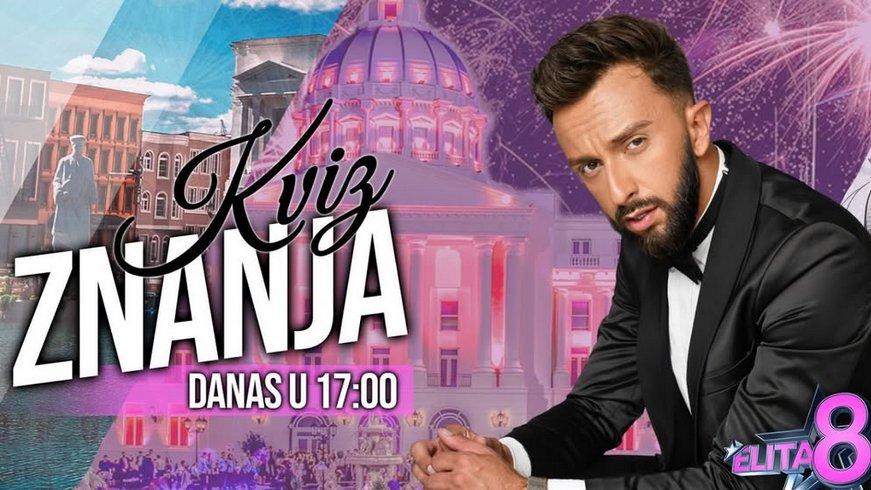 Danas u ELITI: KVIZ ZNANJA sa Darkom Tanasijevićem 🧠❓💡