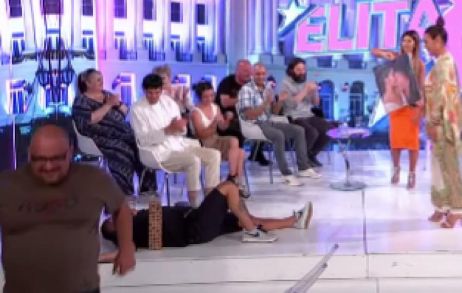 GASTOZ KOLABIRAO USRED EMISIJE: Samo se SRUŠIO na pod, obezbeđenje odmah prekinulo program!