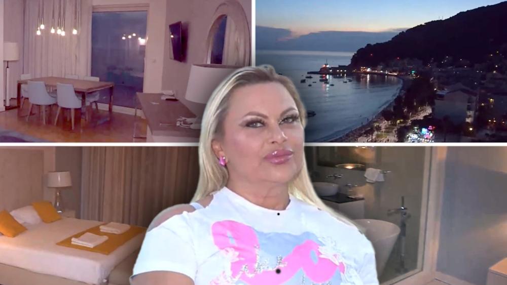 UŠLI SMO U LUKS APARTMAN MARIJE I MILJANE KULIĆ U CRNOJ GORI Između spavaće sobe i kupatila providno staklo, a od Ivana ni traga: "Željka tuđi očevi uče da pliva"