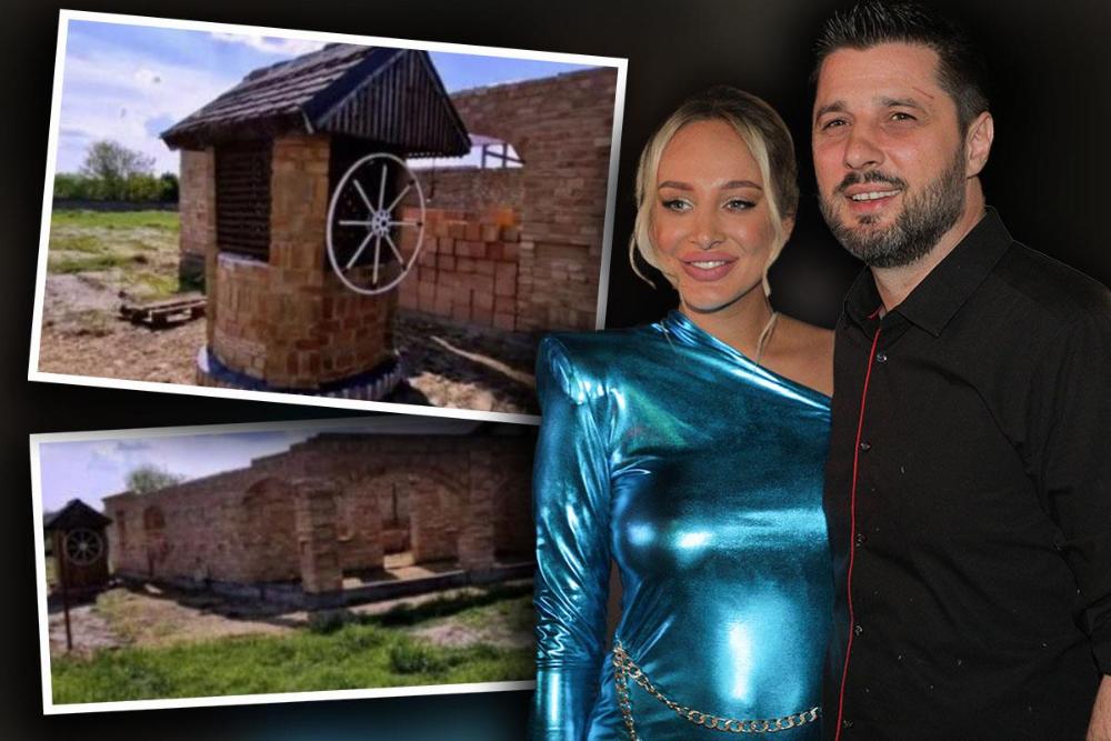 BAZEN, KAMIN I BUNAR U IZGRADNJI: Ovako izgleda vikendica Lune i Marka Miljkovića na placu veličine fudbalskog terena (FOTO)