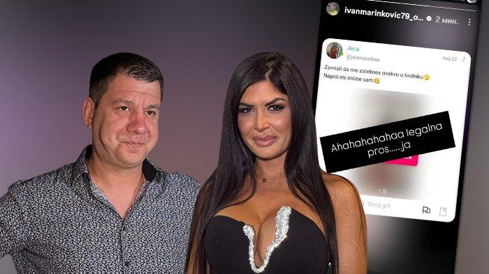 SKANDAL! Ivan Marinković udario na bivšu suprugu zbog eksplicitne objave: Jelenu optužio da se bavi NAJSTARIJIM ZANATOM (FOTO)