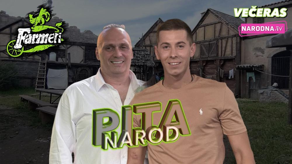 Uživo od 20h na Narodnoj televiziji: U emisiju FARMERI - NAROD PITA stižu Sale Luks i Boža Džons! OVO SE NE PROPUŠTA!