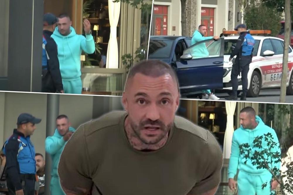 (VIDEO) INTERVENTA MORALA DA REAGUJE ZBOG JODŽIRA! Crnogorski influenser je i ranije imao sukob sa policijom, a evo kako je prošao u Beogradu