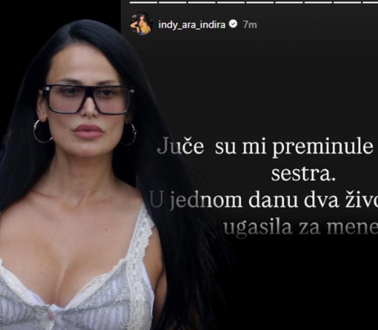 Strašno - Edita se tek porodila! Indi objavila: "Juče su mi preminule majka i sestra - u jednom danu dva života su se ugasila za mene"