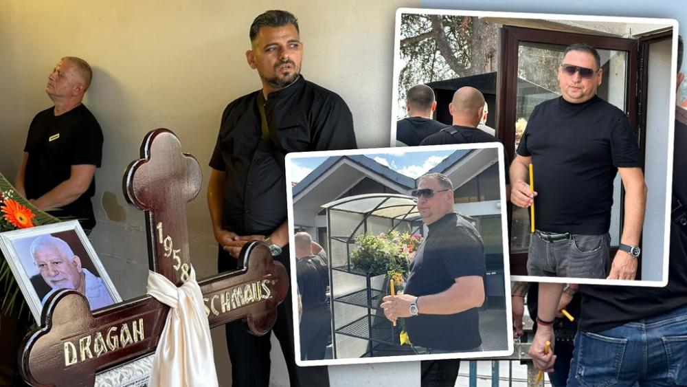 Taki Marinković pružio Bori Santani podršku: Došao na groblje u Sremčici, a od Maje ni traga ni glasa (FOTO)