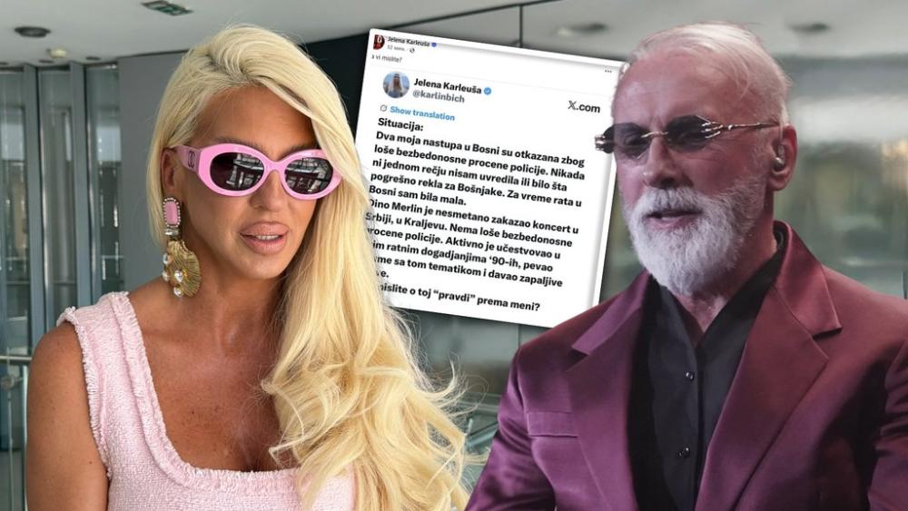 Učestvovao je u ratnim dešavanjima devedesetih, a sad mirno dolazi u Srbiju! Jelena Karšleuša oštro o Dunu Merlinu! Bez dlake na jeziku!