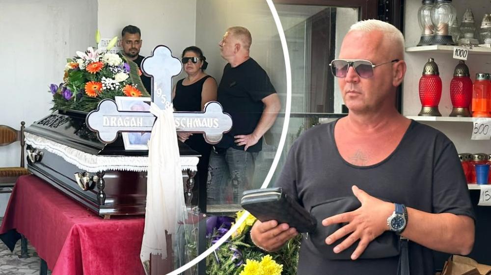Milan Milošević stigao na groblje u Sremčici: Došao da bude uz Boru Santanu na sahrani njegovog oca (FOTO)