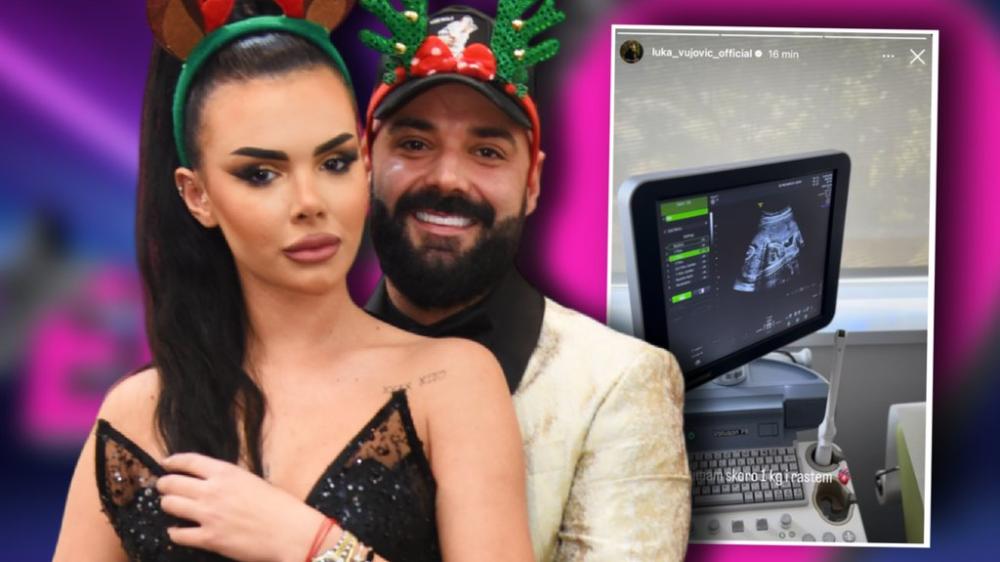 Emotivan prizor raznežio pratioce: Luka podelio snimak sa bebinog ultrazvuka, pa otkrio: Imam skoro jedan kilogram i... (FOTO+VIDEO)