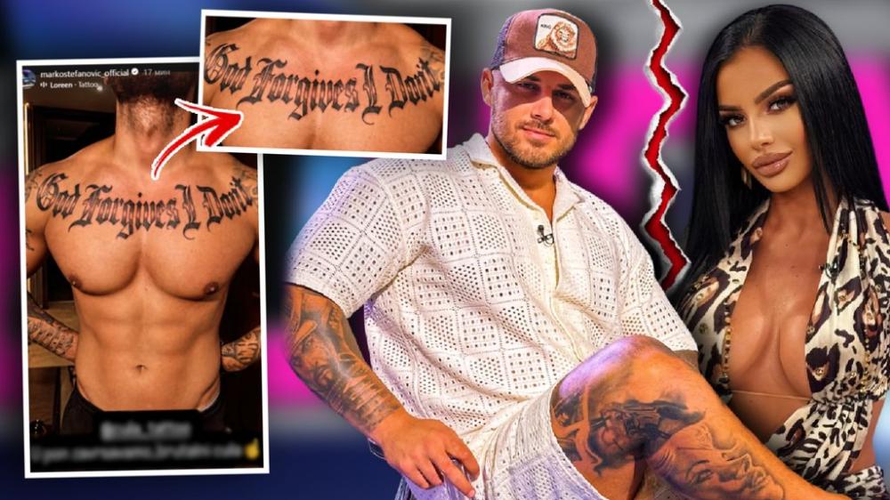 Nova, brutalna poruka Marka Stefanovića: Preko tetovaže se obratio Sanji Grujić?! Gore mreže (FOTO)