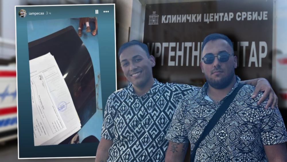 Peca završio u Urgentnom! Nakon što su mama Juci slomili nogu, on se oglasio iz klinike (FOTO)