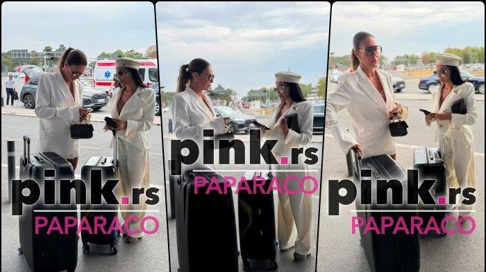 PINK.RS PAPARACO! Kačavenda i Žana spakovale kofere, obe u belom od glave do pete napustile zemlju, evo gde su se uputile (FOTO+VIDEO)