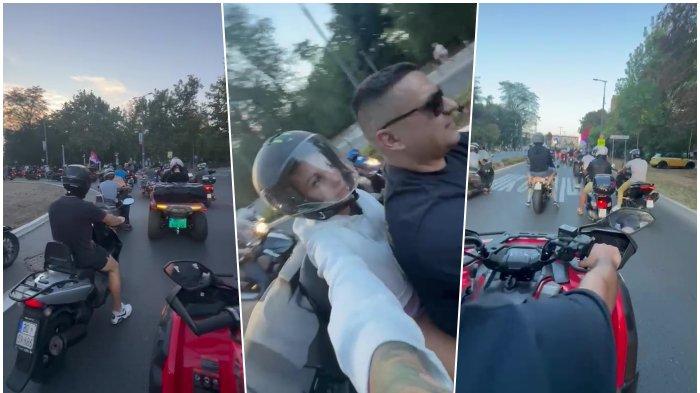 Bivši rijaliti učesnici protiv blokada: Bebica i Teodora uživali u ljubavi na motoru i na ovaj način pružili podršku građanima (VIDEO)