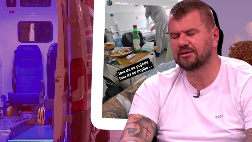 Janjuš hitno hospitalizovan: Pred ulazak u Elitu 9 se oglasio iz bolničke postelje! (FOTO)