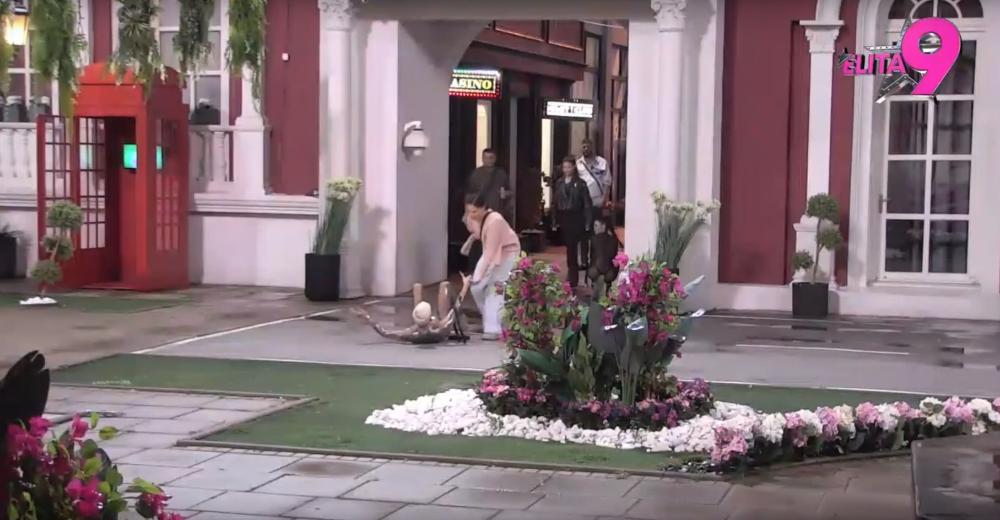 Uroš Stanić se ispružio koliko je dug: Pao sa štikli, a kombinezon istakao pozadinu (VIDEO)