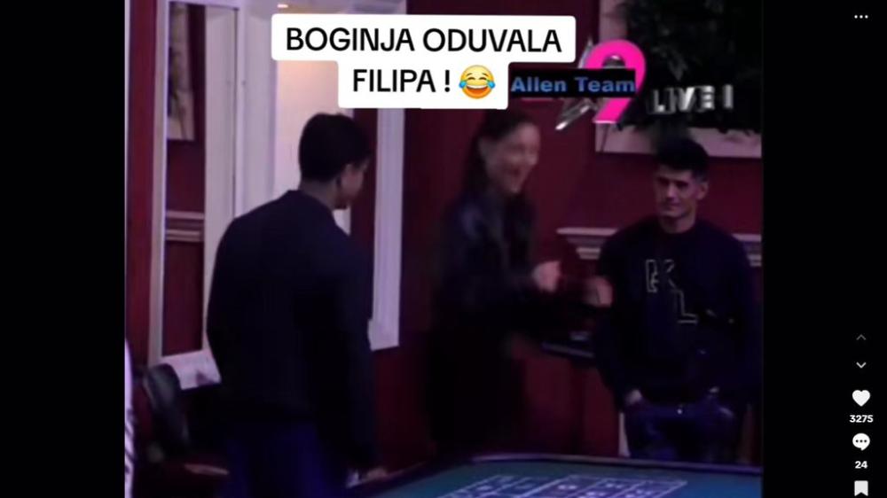 Filip bi da povali Boginju po svaku cenu: NAVALIO NA NJU KAO MAJMUN NA BANANU 😅 (VIDEO)