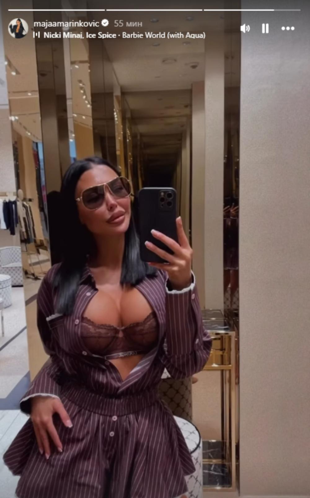 Od našiljenih dojki puca brushalter! Maja Marinković mami dudama - Srbi pogled ne mogu da skrenu