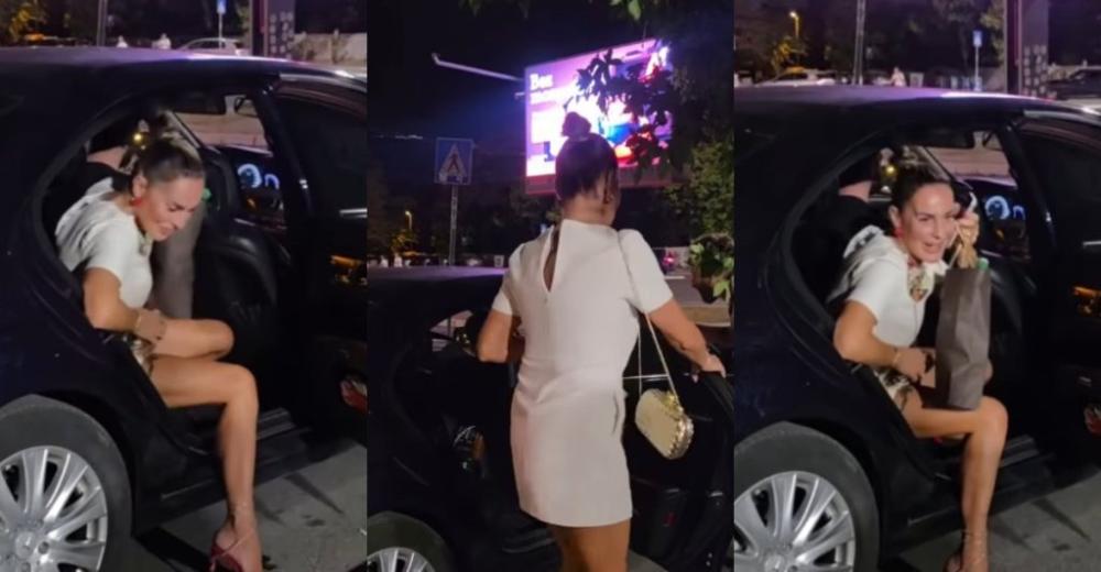Umalo nije sve ispalo! Otkopčala se haljina nasred Dedinja - Voditelj pritrčao da novinari ne vide intimne delove tela (VIDEO)
