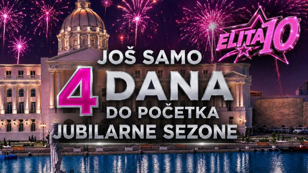 JOŠ SAMO ČETIRI DANA DO POČETKA ELITE 10: Neviđeni spektakl startuje na TV Pink u subotu od 21 čas, potvrđeni učesnici izazvali opšti haos - OVO SE ČEKALO!