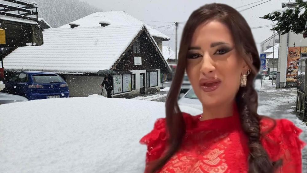 PEVAČICA ZAVEJANA U SNEGU! Proglašeno i VANREDNO STANJE u ovom delu Srbije, a ona objavila sliku iz svog dvorišta: "Zimska idila i letnje gume"