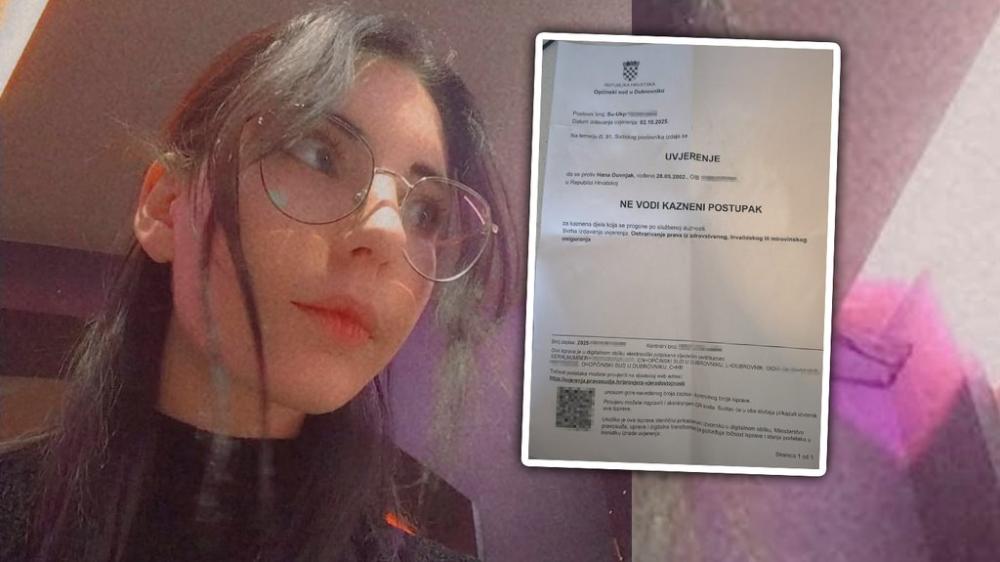 HANA DEMANTOVALA SITU! Nerijova verenica priložila dokaz da nema problema sa zakonom!