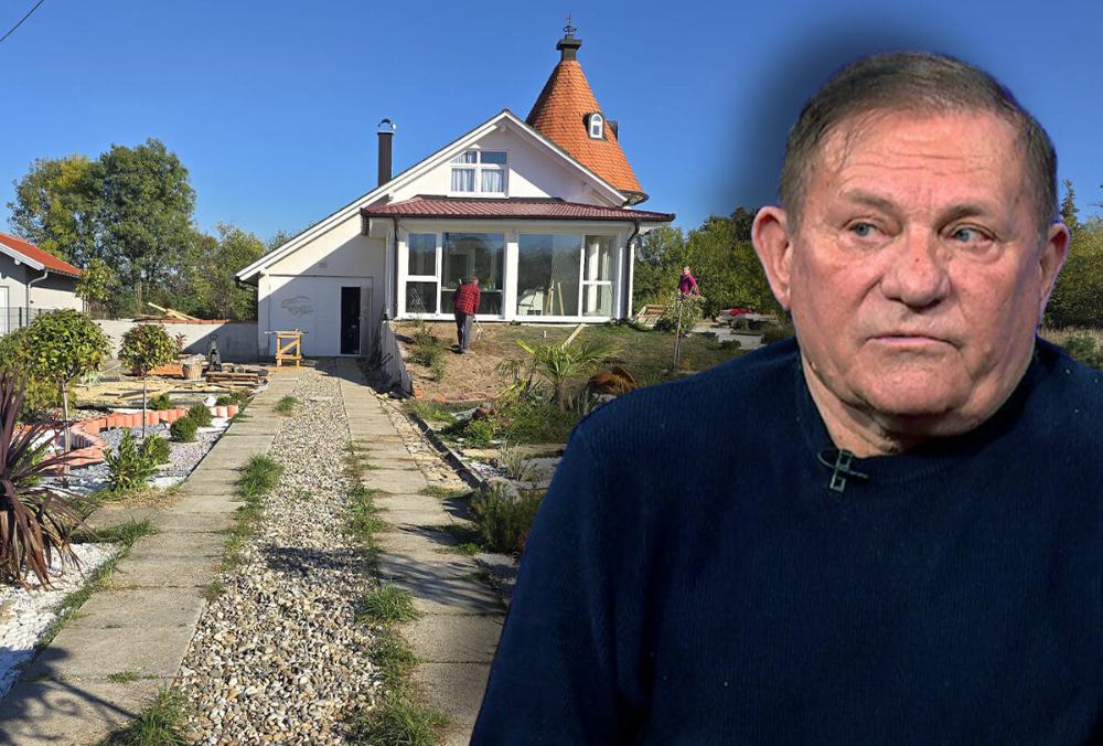PROŠIRENJE! Miloš Bojanić dozidao kuću u rodnom selu, a sad pravi veliku fontanu u dvorištu
