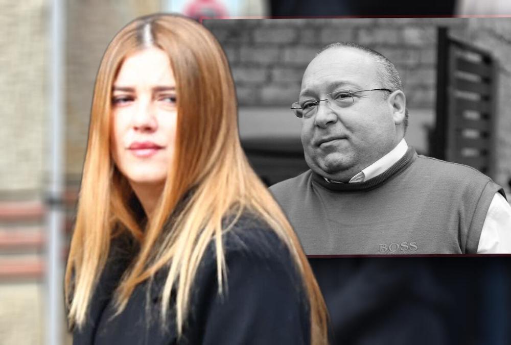 ( FOTO) KIJA KOCKAR NA KREMACIJI VLADIMIRA VULETIĆA: Bleda i ispijena došla da se poslednji put oprosti od profesora