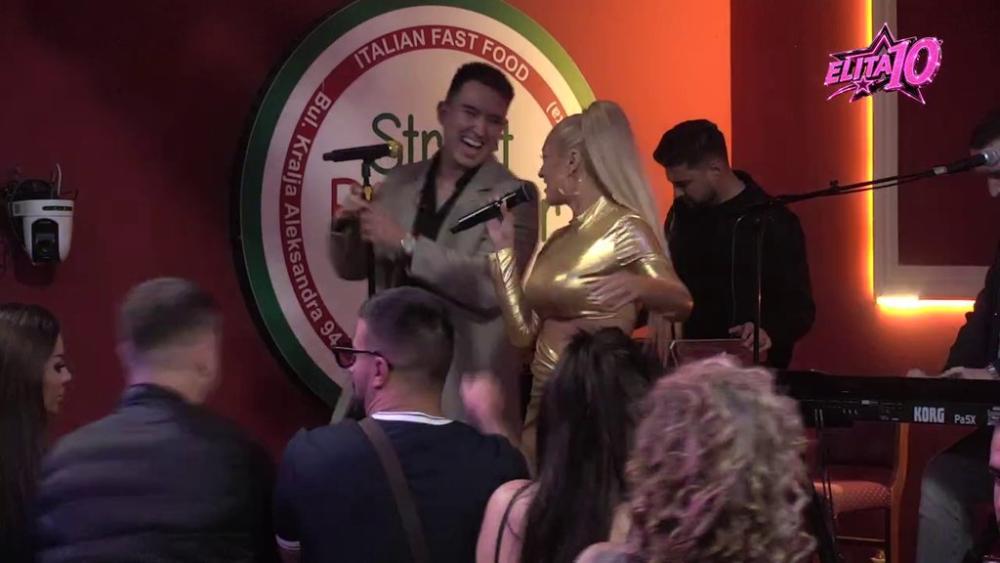 Noć koja obećava: Goga Gačić i Đorđe Đinović stigli u Elitu, odmah se latili mikrofona i usijali atmosferu! (VIDEO)