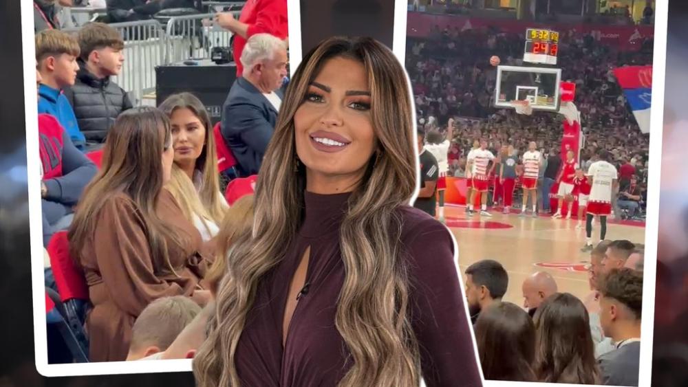 PINK.RS PAPARACO! Ana Radulović uhvaćena na košarkaškoj utakmici CRVENE ZVEZDE! Koga bodri lepa voditeljka?! (FOTO+VIDEO)