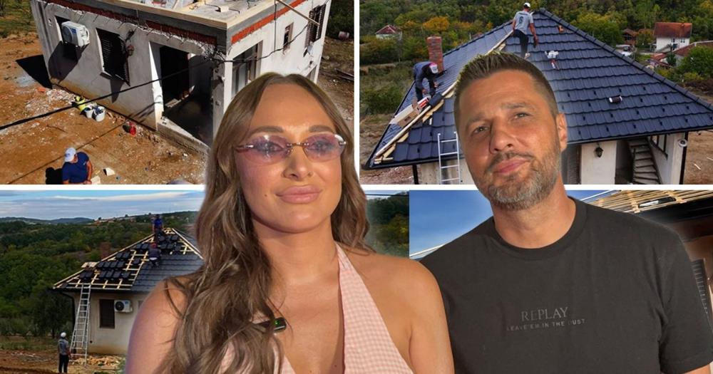Luna i Marko ulažu ogroman novac u kuću na selu: Miljković se popeo na krov i pokazao u kojoj su fazi radovi